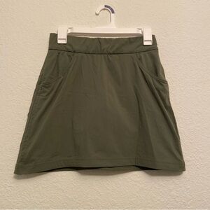 Columbia Olive Green Mini Skirt